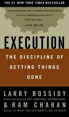 Execution - Bossidy & Charan